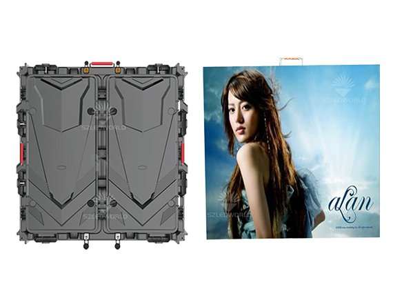 P2.5 outdoor fixed 960x960mm cabinets front and back
