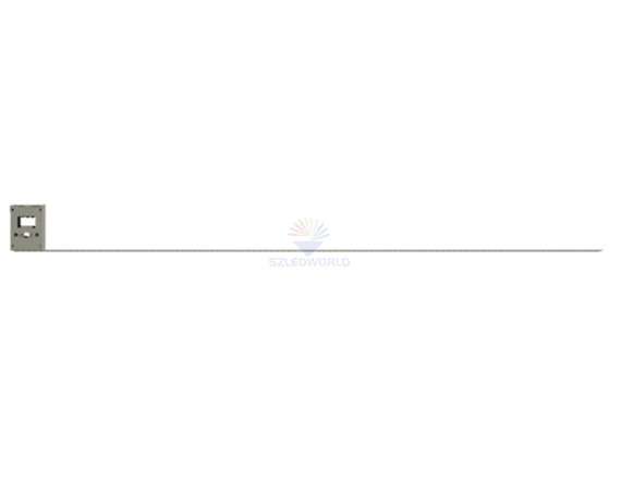 transparent led display film side