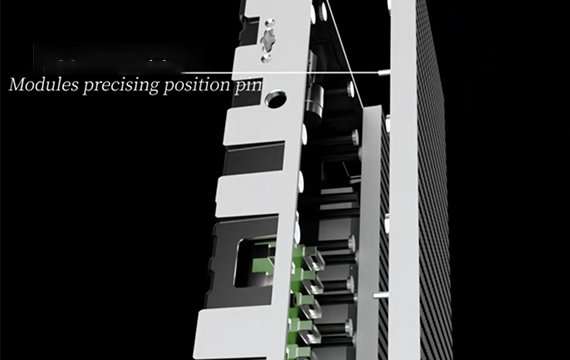 Modules precising position pin