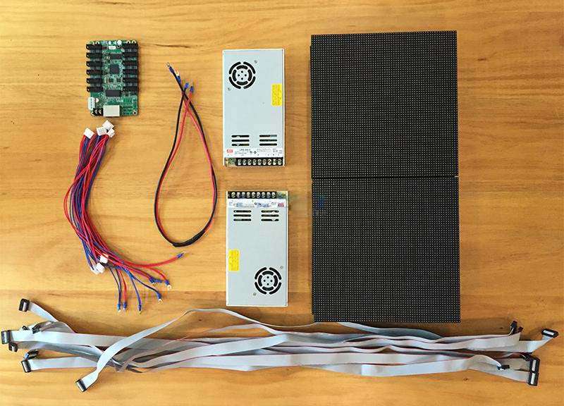Materials of LED-display