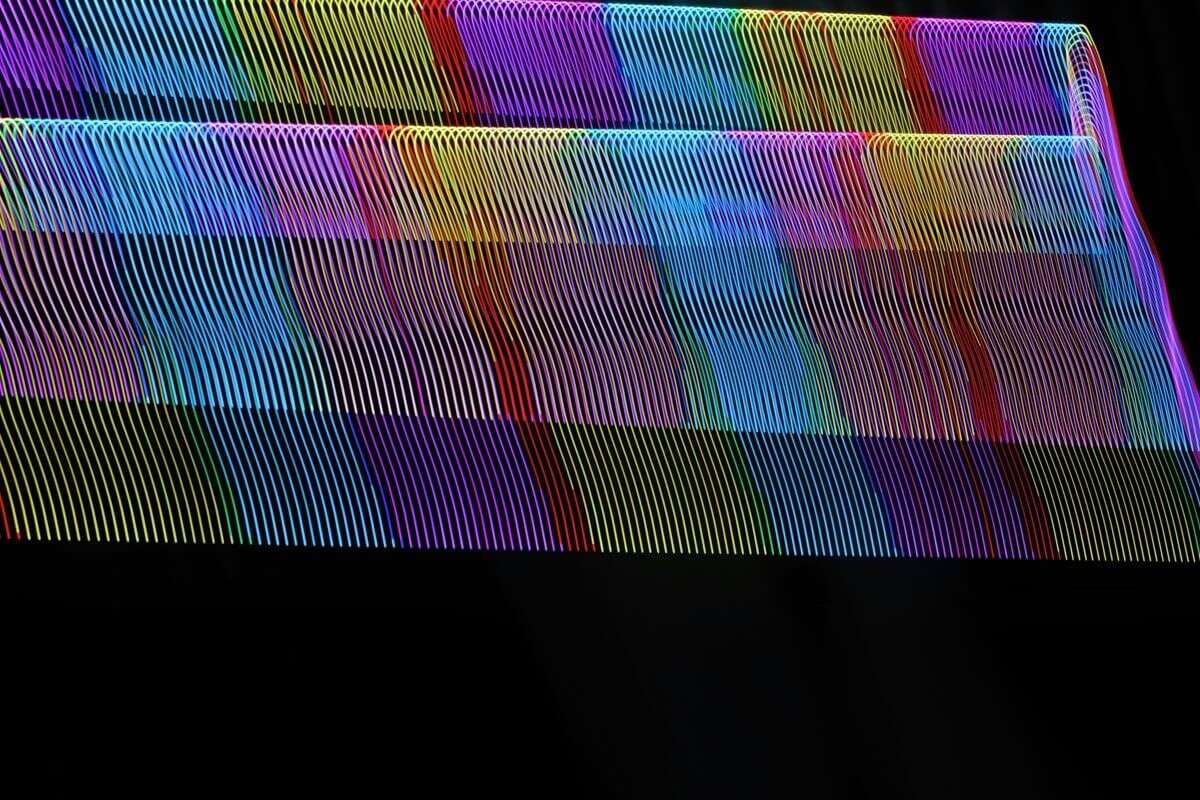 LED screen distortion
