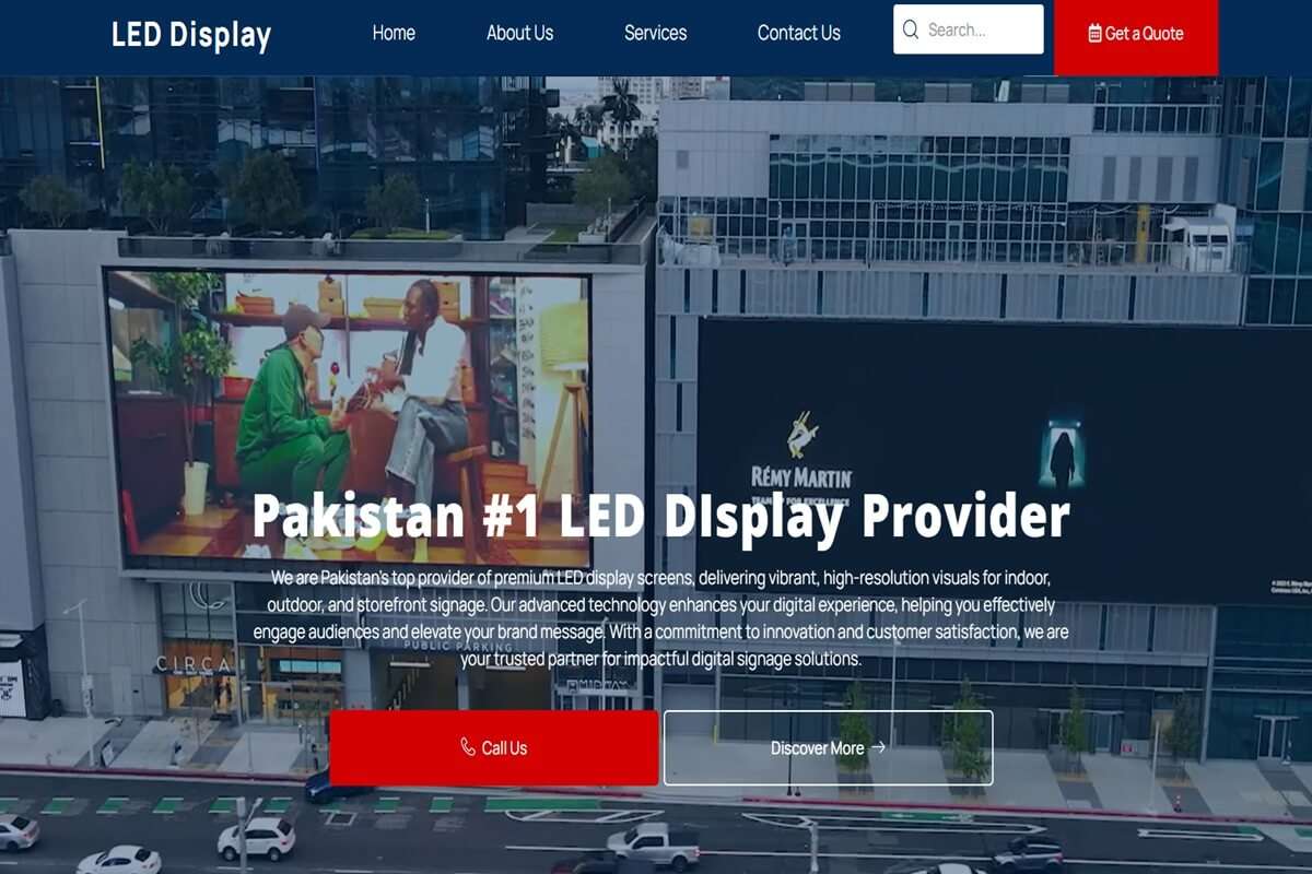 LED Display Website