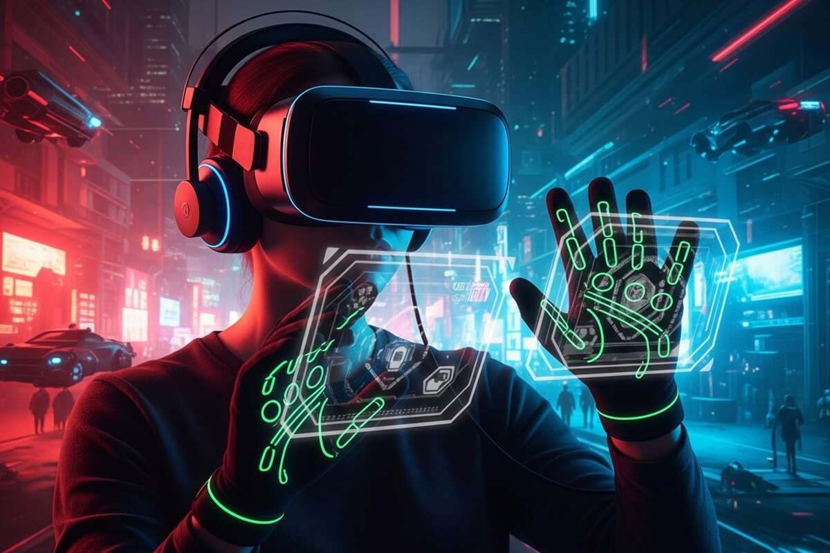How do 3D billboards work - Person im VR gear